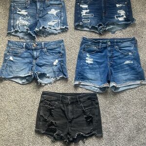 American Eagle Outfitters ✨Bundle✨ Blue and Black Jean Shorts